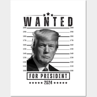 Trump Mugshot Posters and Art